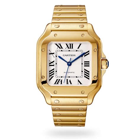 orologio donna cartier argent plaque oro 20 m|cartier yellow gold watch.